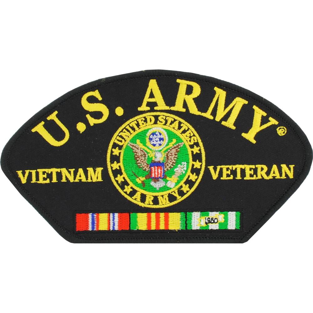 U.S. Army Vietnam Veteran Hat Patch 2 3/4" x 5 1/4"
