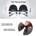 thumbnail image 3 of Polarized Clip-on Sunglasses Unisex Anti-Glare, 3 of 4