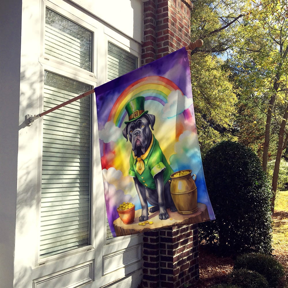 Cane Corso St Patrick's Day House Flag 28 in x 40 in