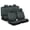 All Charcoal, variant on BDK PolyPro Car Seat Covers Full Set in Charcoal on Black – Front and Rear Split Bench for Cars, Easy to Install Cover Set, Accessories Auto Trucks Van SUV