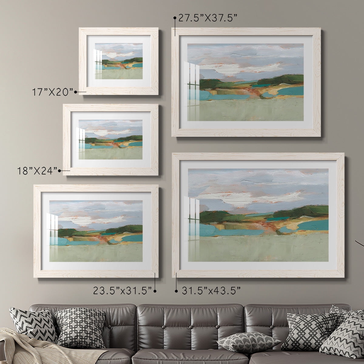High Noon Vista Study II-Premium Framed Print - Ready to Hang