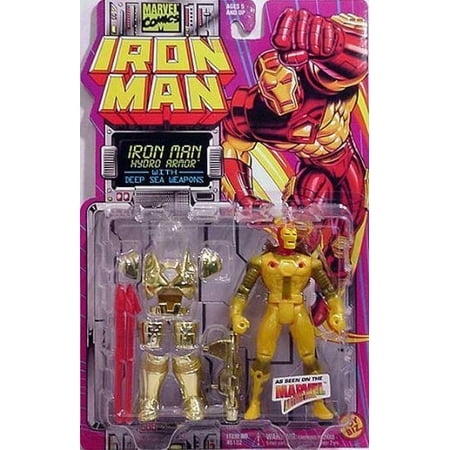 Iron Man Hydro Armor Articulated Marvel Action Figure Toy Biz 1994
