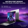 thumbnail image 3 of Chheart 15.6 inch Gaming Laptop Computer Core i5-7Y54(up to 3.2 GHz) Beat N100,16 GB RAM,1TB SSD,2026 Windows 11 Pro,FHD Backlit Keyboard Gray,Type-C, 3 of 8