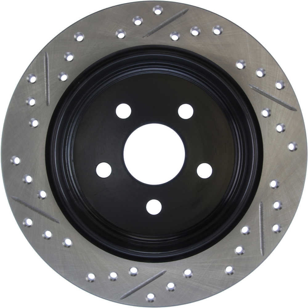 StopTech 03-09 Chrysler PTCruiser Tur / 03-05 Dodge Neon SRT-4 Rear Left Slotted & Drilled Rotor Fits select: 2004-2005 CHRYSLER PT CRUISER TOURING