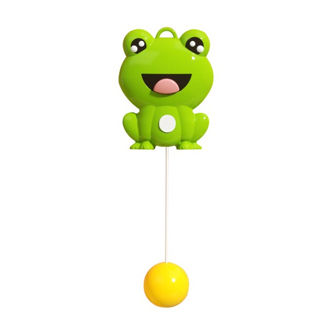 Juego de tenis de mesa para colgar en interiores, ejercicio visual para niños y niñas (rana)