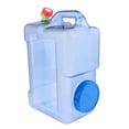 thumbnail image 1 of Recipiente de almacenamiento de agua grifo, cubo de transporte de bidón de agua potable transparente para al aire libre, senderism Macarena contenedor de almacenamiento de agua, 1 of 8