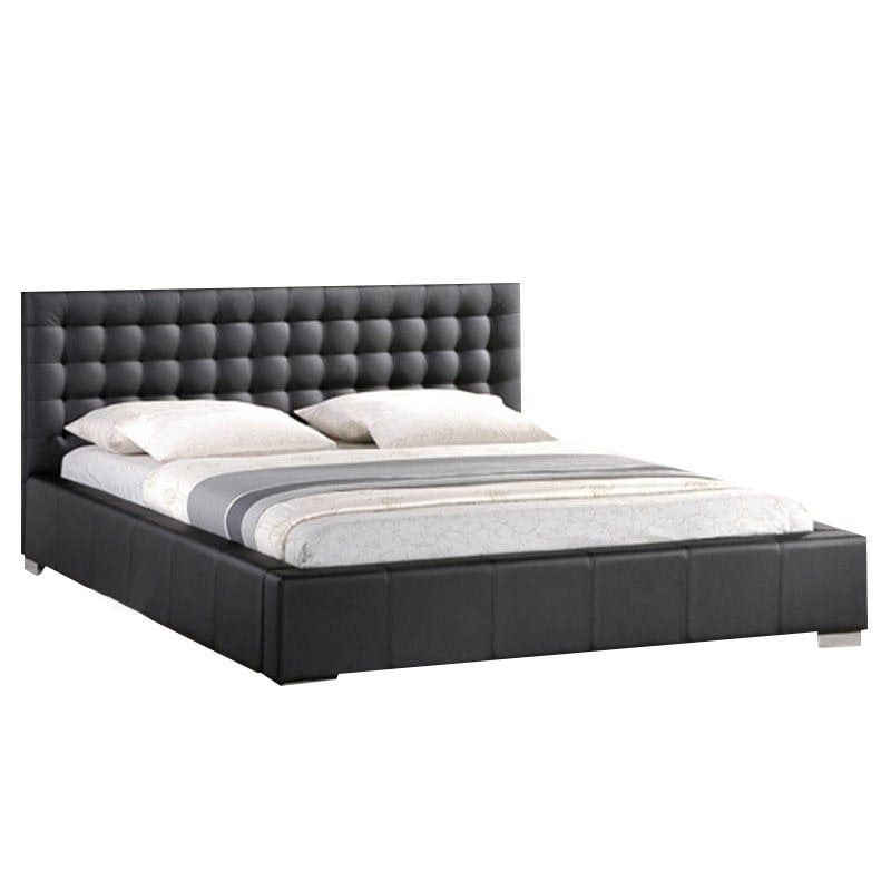 2 Piece Bedroom Set With Tufted Queen Platform Bed And Bench In