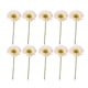 thumbnail image 2 of Advancent 10 piezas de flores artificiales Gerbera plantas falsas Mini ramo buscando hogar jardín fiesta arreglos florales Decoración Decoración champán Advancent HA084637-04, 2 of 6