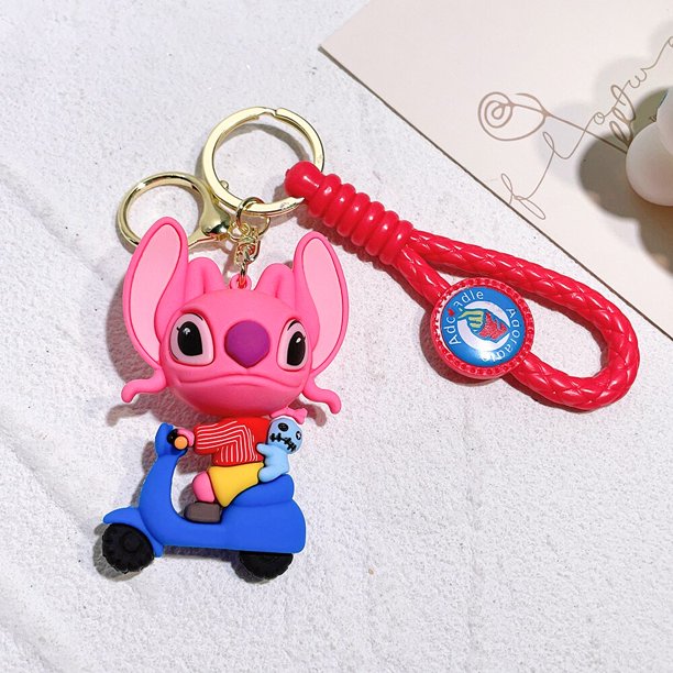 LLavero de Minnie Mouse de Disney, de silicona para bolso, accesorios para llavero de Daisy Duck, Mickey, llavero, colgante, accesorio, regalos de cumpleaños xuanjing unisex