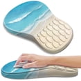 thumbnail image 1 of Alfombrilla de ratón ergonómica YIWEI con reposamuñecas de espuma viscoelástica, 1 of 7