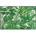 thumbnail image 3 of GZHJMY Tropical Leaves Non Slip Area Rug for Living Dinning Room Bedroom Kitchen, 1.7 ' x 2.6'(20 x 31 Inches / 50 x 80 cm), Tropical Palm Tree Nursery Rug Floor Carpet Yoga Mat, 3 of 6