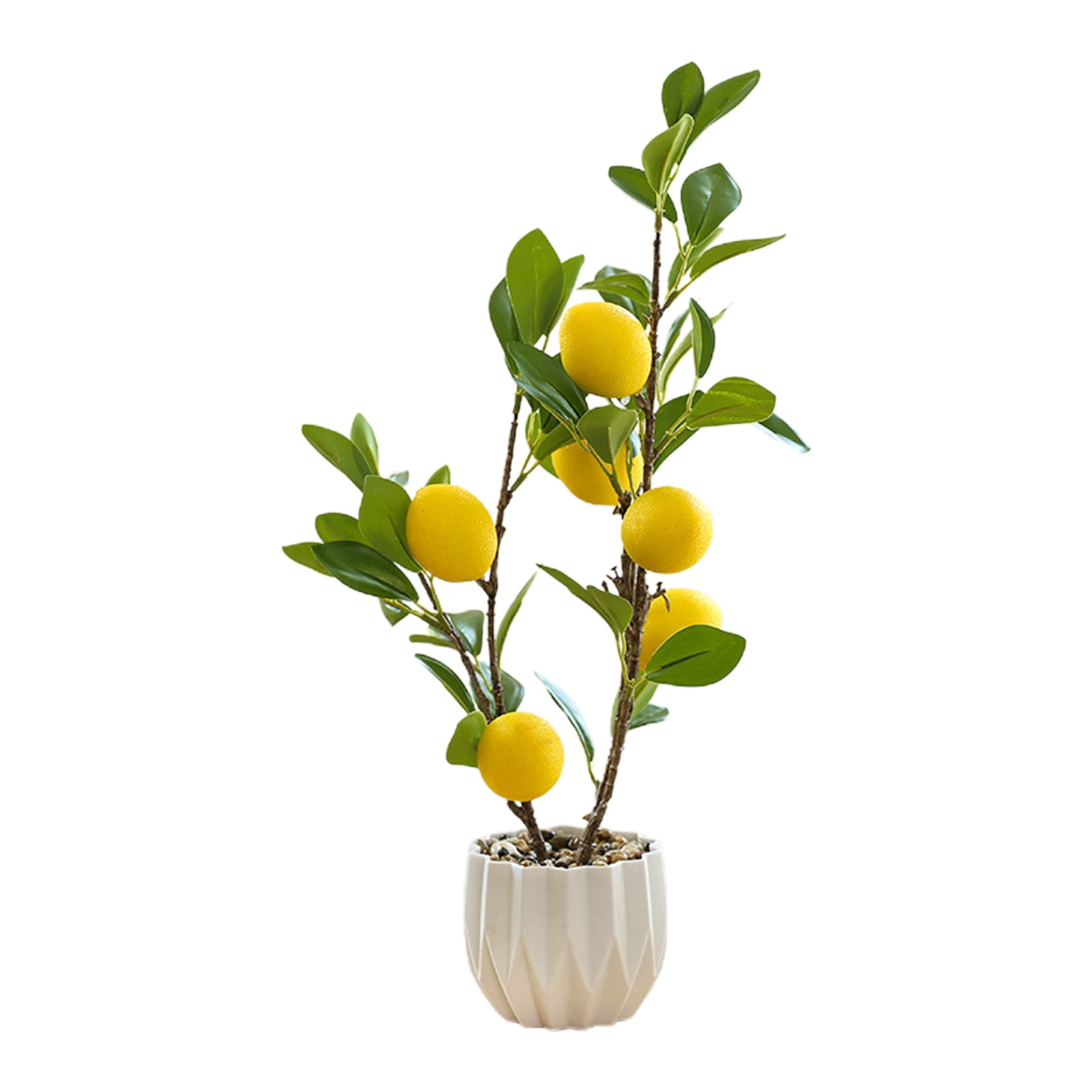 Minchun Artificial Lemon Potted Plants,Artificial Fruit Lemon Tree