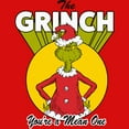 thumbnail image 2 of Girl's Dr. Seuss Christmas Grinch You're a Mean One Graphic T-Shirt, 2 of 5