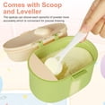 thumbnail image 4 of Dispensador de fórmula para bebés, dispensador de fórmula para llevar, dispensador portátil de fórmula de leche en polvo con cuchara, contenedores de fórmula, 4 of 5
