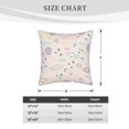 thumbnail image 4 of Velvet Decorative Throw Pillow Covers Set of 2, Soft Square Cushion Cover with Invisible Zipper Space Astronomy Spaceships Doodles Printing, 18"x18", 4 of 7