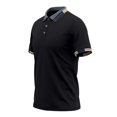 thumbnail image 6 of XAOFW Summer Polo Shirts For Man Fashion Ice Silk V Neck Short Sleeve Button Down Shirts For Everyday Wear Trendy Tops L, 6 of 7