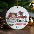 thumbnail image 3 of Ornament Kits 2025,Tree Ornaments - Santa’s Favorite Acupuncturist Ornament Decoration 2025, Acupuncturist Christmas Tree Gifts, Christmas Tree Decor, Christmas Keepsake, 3 of 3