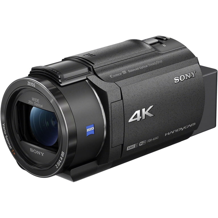 Sony FDR-AX43 UHD 4K Handycam Camcorder + Accessory Kit