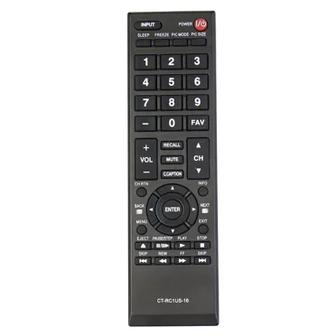 New CT-RC1US-16 Replace Remote Control compatible with Toshiba TV 49L420U 50L420U 28L110U 32L110U 32L220U 43L420U