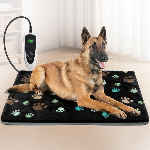 Almohadilla térmica para perros GOLOPET 91 x 61 cm impermeable con termostato