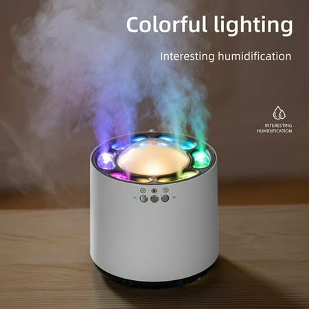 

HS Music Atmosphere Rhythm Humidifier Dynamic Pickup Humidifier Household Fog Quantity USB Silent Air Colorful Atmosphere Light Humidifier