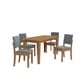 thumbnail image 1 of Juego Comedor Kappesberg 1.6m con 4 Sillas Luna Canela/Gris, 1 of 10