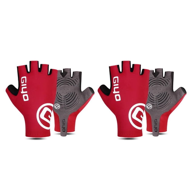 Guantes de ciclismo Wosthever 1 par Rojo L multiusos