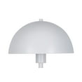 thumbnail image 7 of Kenroy Home Vega 56'' Floor Lamp with White Metal Dome Shade Modern Floor Light Fixture for Living Room, Bedroom, or Office, White, 7 of 7