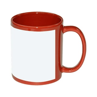 MR.R 11oz Set of 6 Sublimation Blank Dishwasher Ceramic Mug,Blank