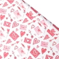 thumbnail image 1 of TIELUTT Papier d'Emballage Cœur de la Saint-Valentin pour Porte Noël Grand Rouleau de Papier d'Emballage de Noël Papier d'Emballage de la Saint-Valentin pour Lui Papier d'Emballage Réversible Ensemble de Noël Papier de Noël, 1 of 3