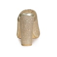thumbnail image 2 of BLISSFUL STEP Women's Glitter Slip on Mules Chunky Heel Sandals Gold 9, 2 of 6