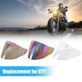 thumbnail image 4 of FlyFlise Motorcycle Anti-UV Anti-Scratch Wind Shield Helmet Lens Visor Replacement for Moto Helmet, 4 of 8