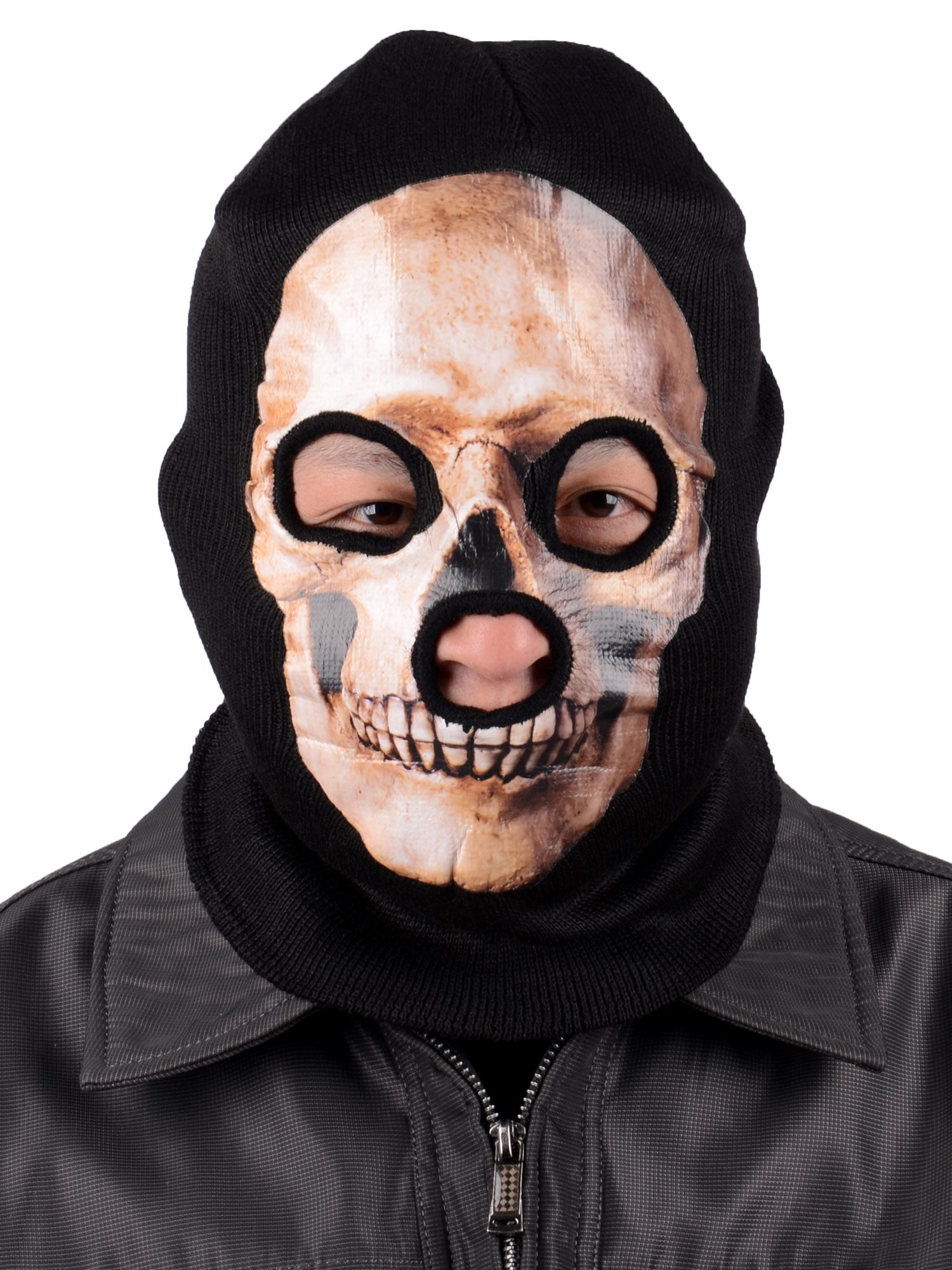 Simplicity Ghost Skull Skiing Airsoft Paintball Game Hallowmas Mask Hood by AMC