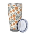 thumbnail image 2 of Fotbe Sunflowers 5 Pattern 20 oz Tumbler Stainless Steel Vacuum Insulated Coffee Ice Cup Double Wall Travel Flask Leak-proof Coffee Cup-Without Straw, 2 of 8