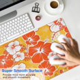 thumbnail image 4 of Long Mouse Pads for Desk,Pioneer Flower Floral Print Pattern Desk Mats on Top Of Desks, Desk Mouse Pad Extra Large with 3mm Non-Slip Base and Stitched Edge for Gaming,Office,Work,Home 31.5"x15.7", 4 of 6