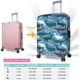 thumbnail image 6 of Whale Pattern Print Luggage Cover Washable Suitcase Anti-Scratch Suitcase Cover Protective Cover Fits 18-32 Inch, 6 of 6