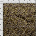 thumbnail image 3 of oneOone Cotton Jersey Dark Mustard Fabric Abstracts Fabric For Sewing Printed Craft Fabric By The Yard 58 Inch Wide, 3 of 4