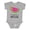 AC-Heather Grey, variant on Inktastic I'm One in a Melon Cute Smiling Watermelon Boys or Girls Baby Bodysuit