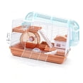 thumbnail image 3 of BELOVING Hamster Cage Interactive Portable Habitat House for Rats Hamsters Guinea Pig Orange, 3 of 8
