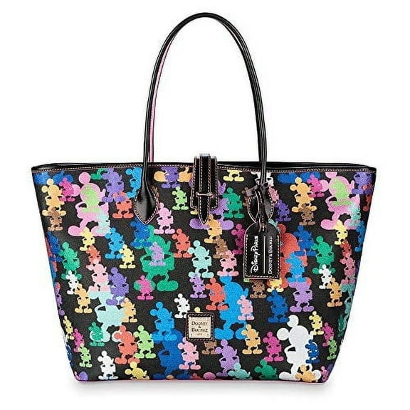 Disney Women's Cotton Small Scale Print Tote by Dooney & Bourke, Silver, 1-Piece