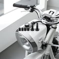 thumbnail image 4 of unbranded 1Jgo Tapones De Manillar De Motocicleta Para Reparación En Aluminio Negro Duradero, 4 of 8