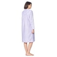 thumbnail image 4 of Casual Nights Women's Flannel Floral Long Sleeve Nightgown, 4 of 5