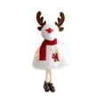 thumbnail image 2 of Muñeco colgante de de Navidad, adorno de de Navidad, colgantes decorativos de felpa, muñeco de peluche, decoraciones para fiesta Alce Macarena colgante de árbol, 2 of 6