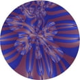 thumbnail image 1 of Ahgly Company Indoor Square Patterned Bright Purple Area Rugs, 3' Square, 1 of 6