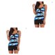 thumbnail image 2 of Toystoory 2 piezas / set Traje de baño a rayas Traje de baño para tomar el sol Ropa interior Ropa de playa Azul L 2Conjunto, 2 of 6