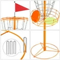thumbnail image 6 of Alden Design 12-Chain Disc Golf Goal for Target Practice, Orange, 6 of 8