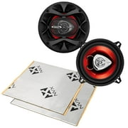 Boss CH5520 5.25" 2-way Coaxial Car Speakers 400W Peak (200W RMS) + NVX SDSK2 Sound Damping