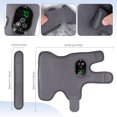 thumbnail image 5 of Pastsky Heat Vibration Foot Massager, 3 Heat Levels Ankle Massage with Extension Belt, Electric Ankle Warmer for Relieve Pain, 5 of 10