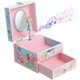 thumbnail image 1 of Joyero Musical Timcorr para Niña con Muñeca de Princesa Giratoria Estuche de Almacenamiento Rosa 2 Niveles Caja de Música Lago de los Cisnes, 1 of 7