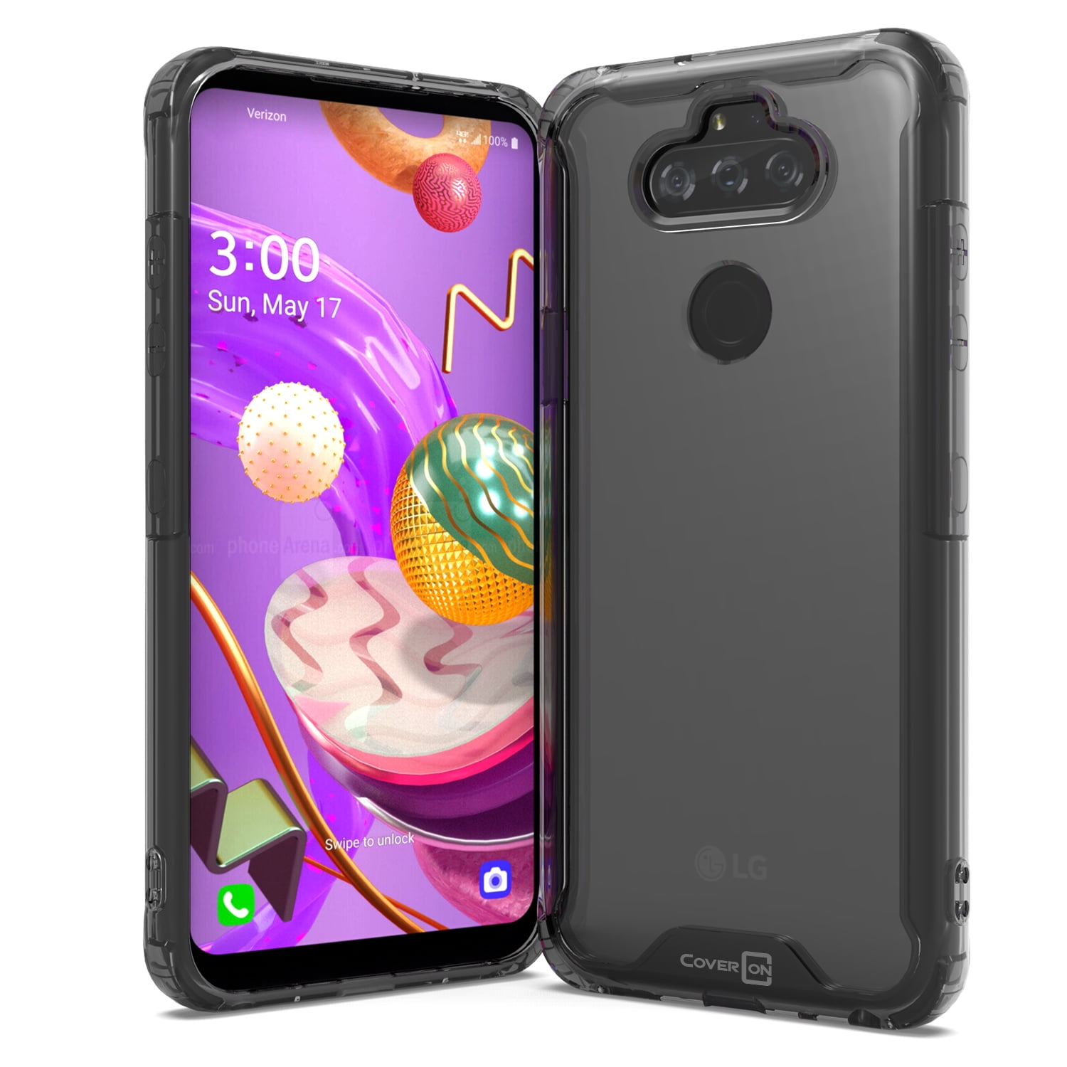 CoverON LG Tribute Monarch / Risio 4 / K8x Case Clear Slim Fit Hard